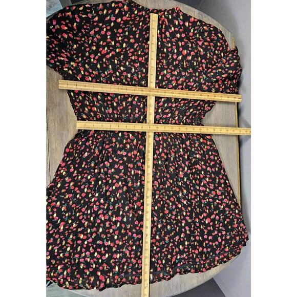 J. Crew Women’s Dress Ruffle Knee Length Clip Dot Floral Long Sleeve 12 - Picture 8 of 8